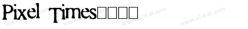 Pixel Times字体转换